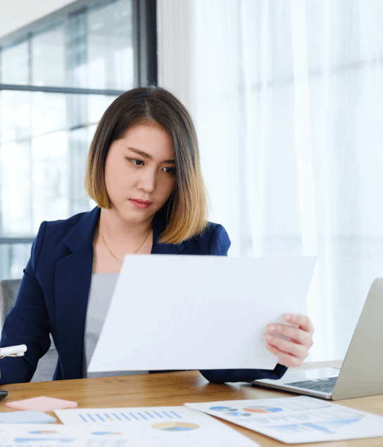 A professional translator providing legal and business document translation in Houston, ensuring that documents are accurate.