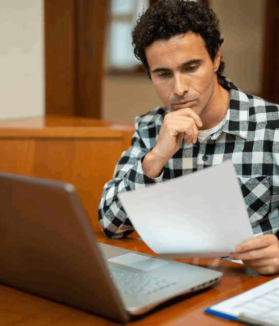 Client utilizing the local office for Certified Translation Services in Houston to submit notarized documents.