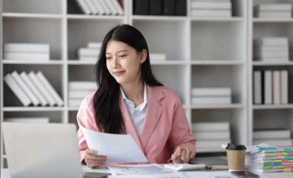 Translator providing official paperwork under Certified Translation in Houston with signed certification for USCIS approval.