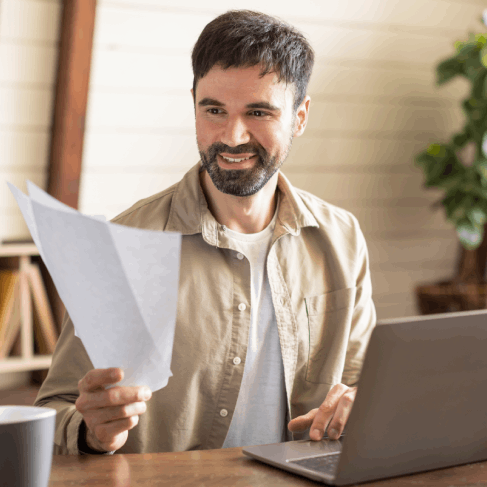 Client utilizing reliable document translation services in Houston for government agency submissions, ensuring accuracy.