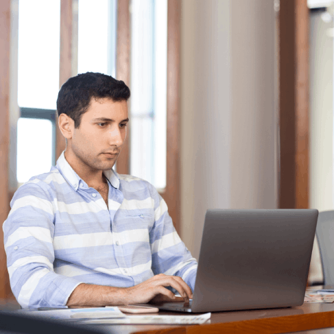 A customer is using trusted translation services for government agencies in Houston, ensuring accuracy for USCIS.