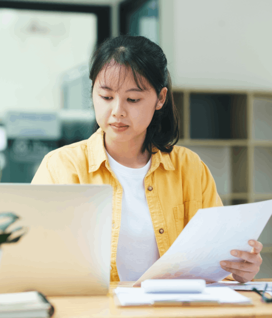 Client utilizing certified translations of essential USCIS docs like birth certificates, marriage licenses & divorce decrees.