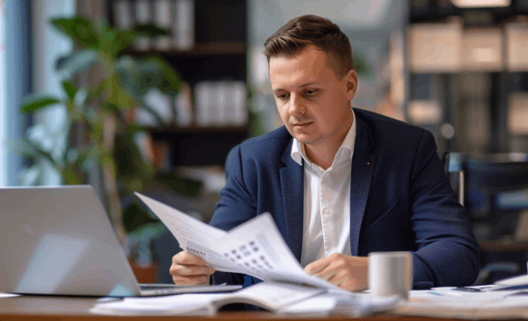 A translator is working on USCIS document translations in Houston to deliver fast, accurate results for the customer.